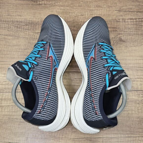 Mizuno Wave Rebellion Women's Size 9.5 Navy Blue White Running Shoes (J1GD211728 - Picture 6 of 9